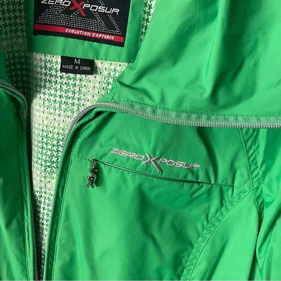 Zero Exposure Green Ski Jacket / Size M - Picture 5 of 10